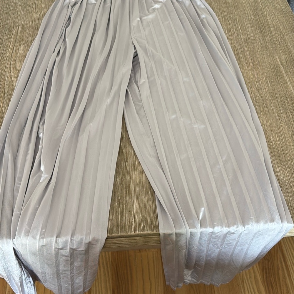 JLUXLABEL Gray Wide Leg Pants